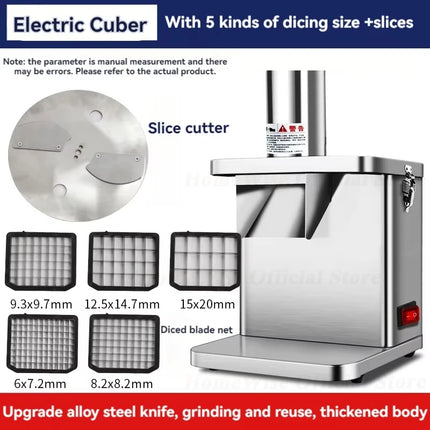 HomeWise Vegetable Cutter Blade Accessories for Electric Vegetable Cube Cutting Machine Fruit Slicer Cutting Strip Dice