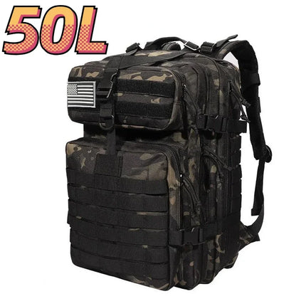 ThuramCN Waterproof Trekking Backpack 30L/50L Unisex Pack by zapcart