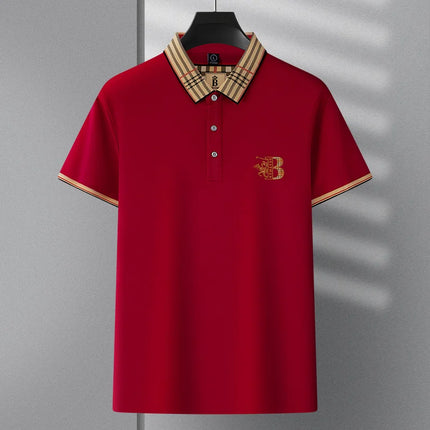 CN Jiangxi Mens Polo Shirt Luxury Embroidered Anti Wrinkle by zapcart