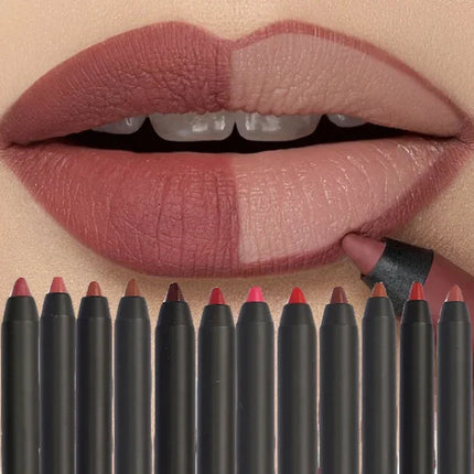 Nude Brown Lip Liner Matte Waterproof Everyday Longwear by zapcart