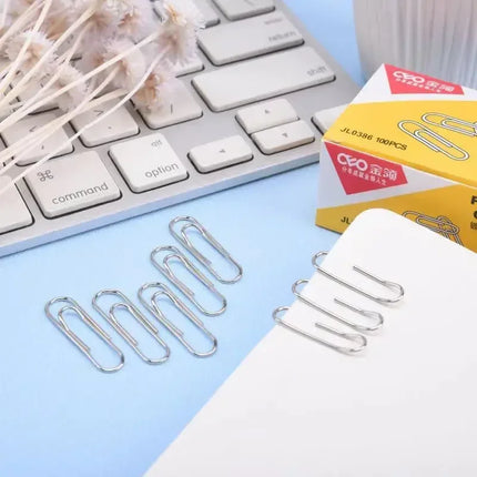 Choice Stainless Steel Paper Clips Durable Office And School by zapcart