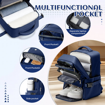 FLCCCN Anti Theft Travel Backpack Ryanair Cabin Bag Unisex by zapcart
