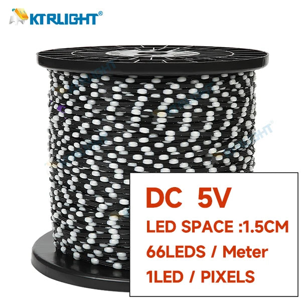 KTRLIGHT Addressable RGB Curtain Strip 5V IP68 For Arduino by zapcart