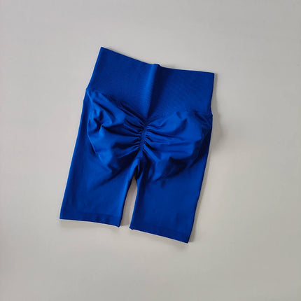 Women Yoga Shorts High Waist Tummy Control Quick Dry by zapcart