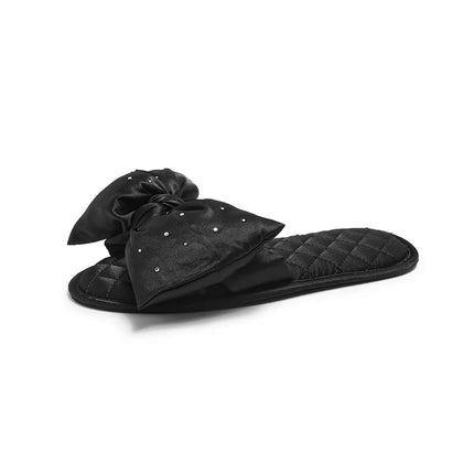 Bride Wedding Slippers Women Peep Toe Silk Bow Comfort by zapcart
