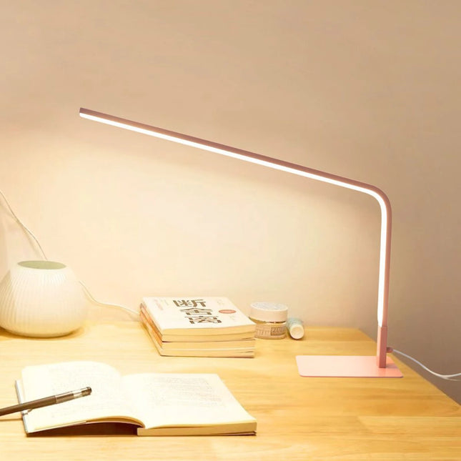 USB powered LED reading desk lamp with eye protection design, adjustable brightness and color change, suitable for home office a by zapcart