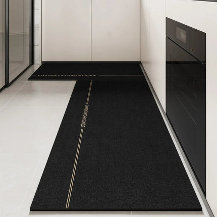 Facaishu Kitchen Floor Mat PVC Waterproof Non Slip Home Use by zapcart