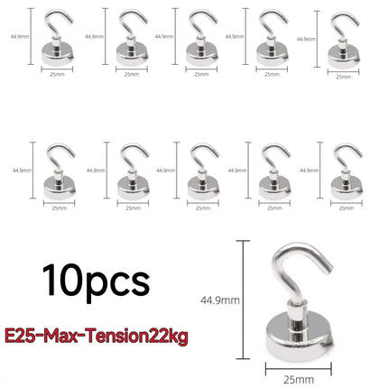 Choice Magnetic Hooks 10 Pieces Strong Home Storage Hangers by zapcart