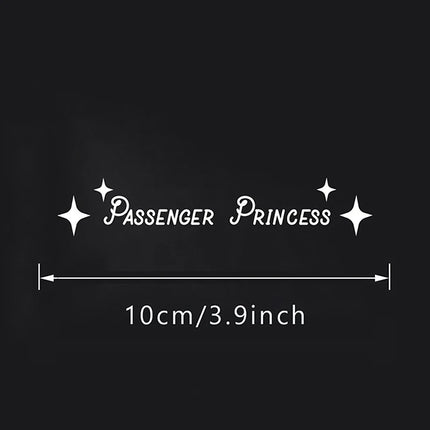 JINHF Princess Mirror Car Decal Cute Interior Decor For Cars by zapcart
