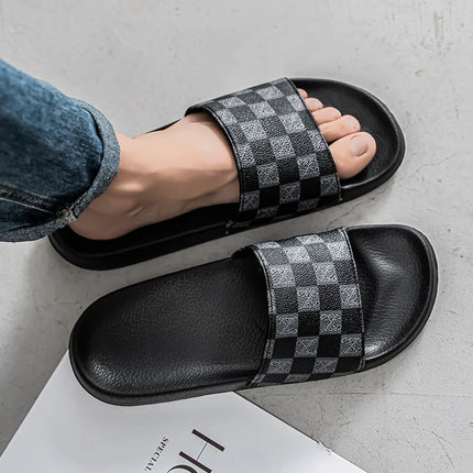 Mens Slippers Non Slip Anti Odor Beach Outdoor Summer