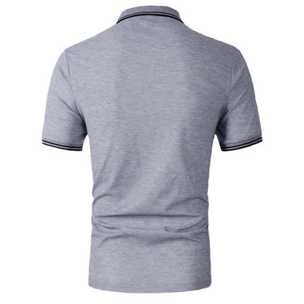 Anhui Choice Men Polo Shirt Breathable Logo Print Golf by zapcart