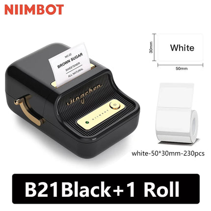 Niimbot B21 Mini Portable Thermal Label Printer For Home by zapcart