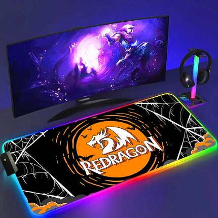 Redragon RGB Gaming Mouse Pad Non Slip Luminous Surface by zapcart