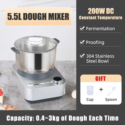 Sunatur Electric Dough Mixer For Home Bakers Kneading by zapcart
