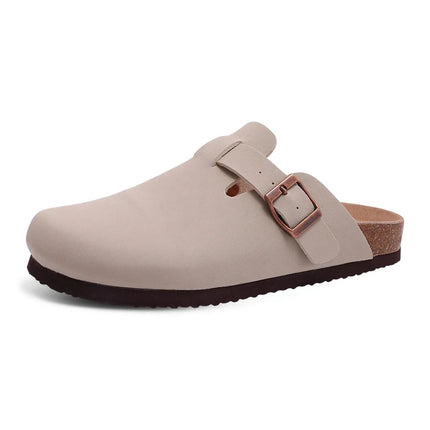 Kidmi Womens Genuine Suede Clogs With Soft Footbed by zapcart
