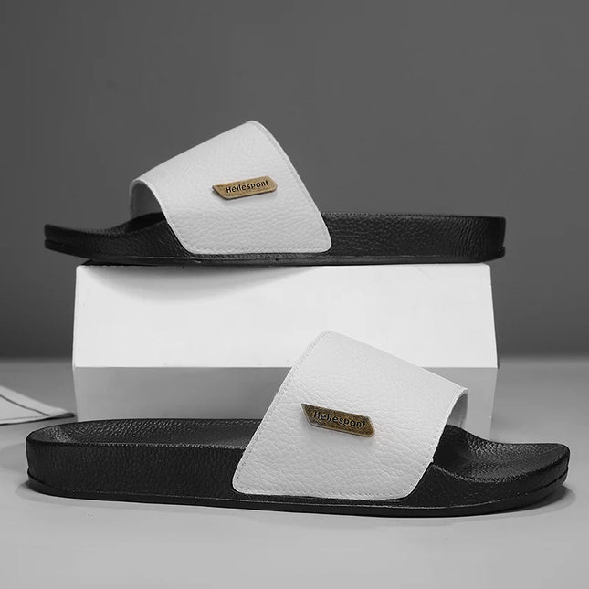 QZHSMY Mens Sandals Lightweight Comfort Flip Flops