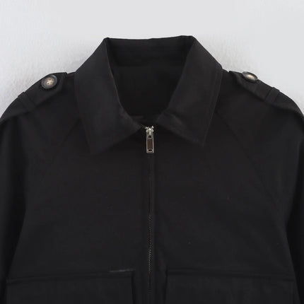 PB ZA2025 Womens Summer Windbreaker Jacket With Pockets by zapcart