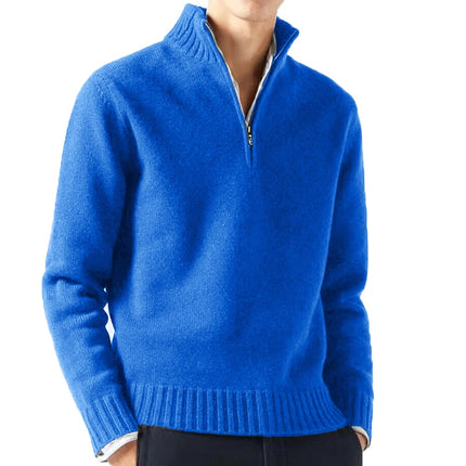 Animal Game Mens Turtleneck Sweater Warm Knitted Pullover by zapcart
