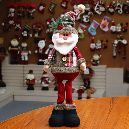 Choice Christmas Dolls 3pc Set Stretchable Holiday Decor by zapcart