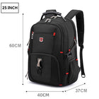 SWISTSNGRCN 20In Laptop Backpack USB Charge Anti Theft Men by zapcart