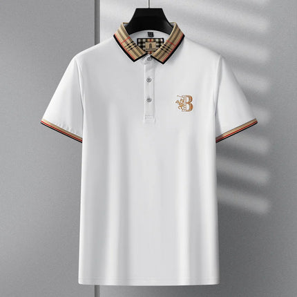 CN Jiangxi Mens Polo Shirt Luxury Embroidered Anti Wrinkle by zapcart