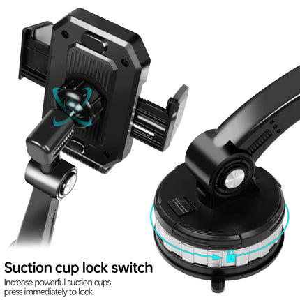 XUKEY 360 Rotation Phone Holder Dash Mount For Safe Driving by zapcart