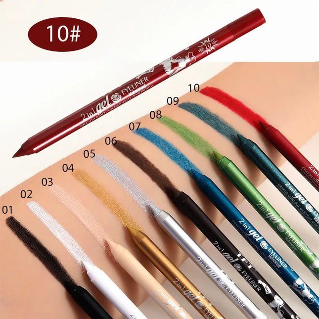 Pudaier Waterproof Gel Eyeliner Pen All Day For Women by zapcart