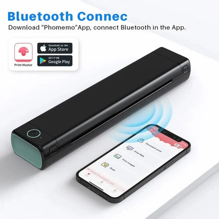 Phomemo M08F Memoqueen Portable Bluetooth Thermal Printer by zapcart