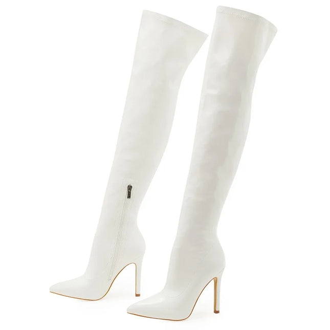 Eilyken Over the Knee Boots Sexy Pole Dancing Heels Women by zapcart