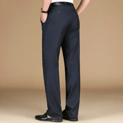 Mens Premium Formal Pants CN Guangdong Classic Comfort Fit by zapcart