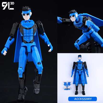 9L3D 3D Printed Action Figure Poseable Collectible For Fans by zapcart