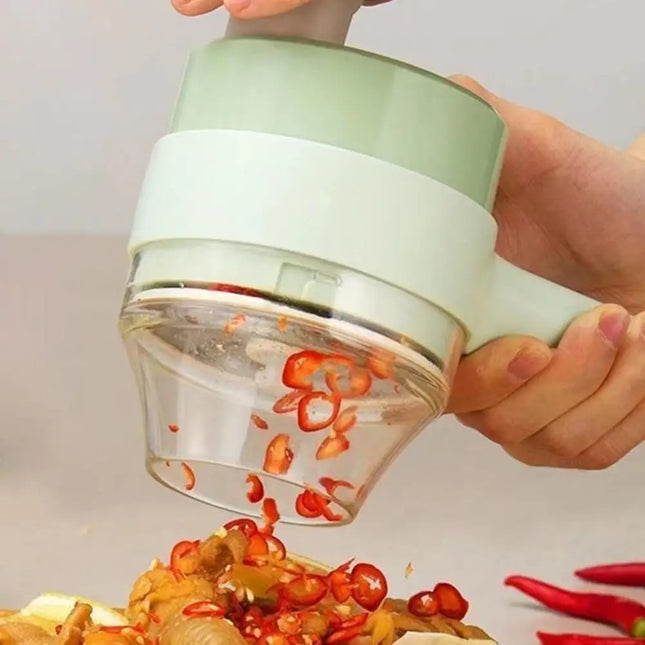 Electric Garlic Grinder With Handle For Home Cooks Pro by zapcart