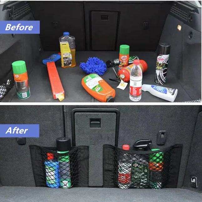 Renault Trunk Storage Net Sticker Keeps Cargo Safe Easily by zapcart