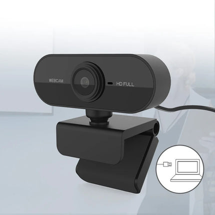 KOQZMH 1080P USB Webcam For Online Courses Built In Mic by zapcart