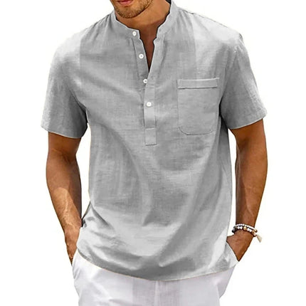 Zhejiang Mens Slim Fit Polo Shirt Solid Color Breathable by zapcart