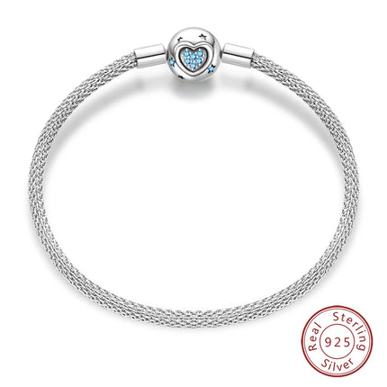 IQMAC Original Sterling Silver 925 Charm Bracelet For Women by zapcart