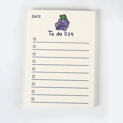 Moonbiffy To Do List Memo Pad 50 Sheets Student Stationery by zapcart