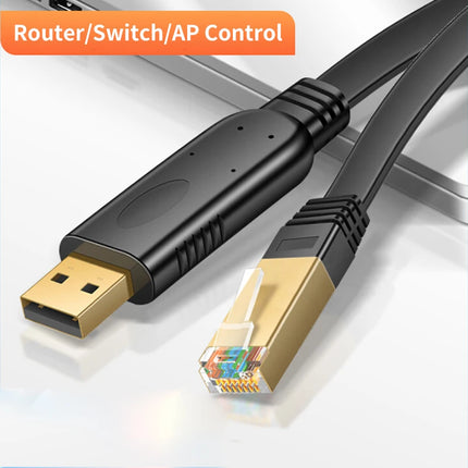 Cisco USB To RJ45 Console Cable RS232 For IT Pros Laptops by zapcart