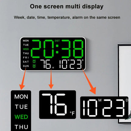 Xiaomi Youpin LED Digital Wall Clock With Date Week Home by zapcart