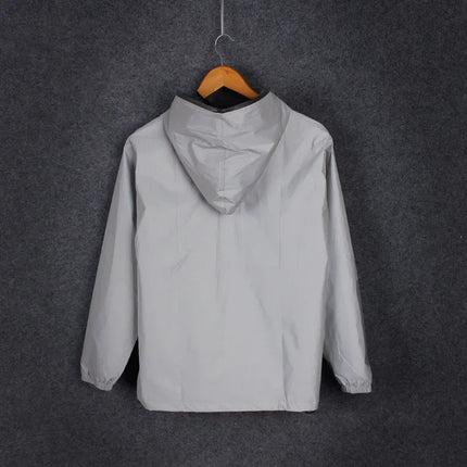 CN Plus Size 4XL Men Waterproof Hooded Windbreaker by zapcart