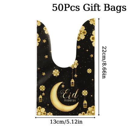 Eid Mubarak Gift Bags Ramadan Candy Cookies Muslim Party by zapcart