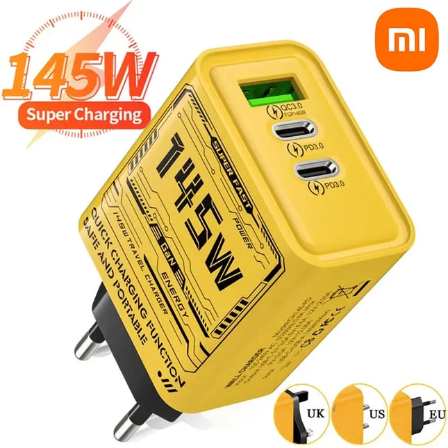 Xiaomi 145W 3 Port USB C Fast Charger For iPhone Samsung by zapcart