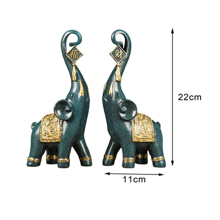 Kesoto Nordic Resin Elephant Statues For Home Office Decor by zapcart