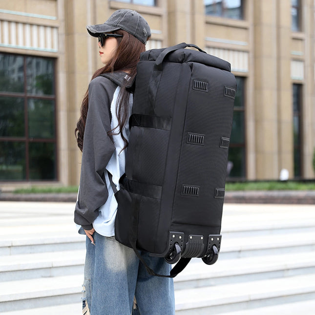 CN Mens Wheeled Duffel Bag Large Rolling Garment Bag by zapcart