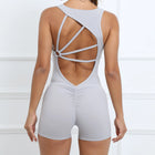 ZEEHOOHCN Padded Jumpsuit For Women Yoga Bodysuit Workout by zapcart