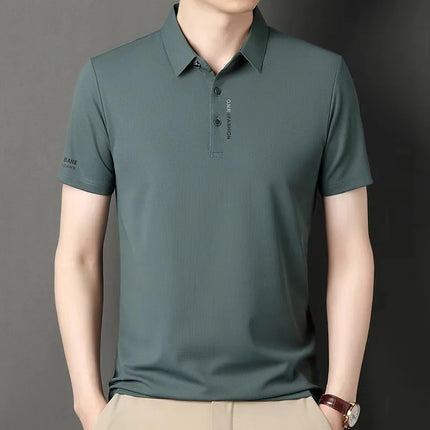 CN Guangdong Mens Polo Shirt Short Sleeve Breathable by zapcart