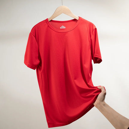 Multicolor Quick Dry Short Sleeve Sport T Shirt Men Running by zapcart