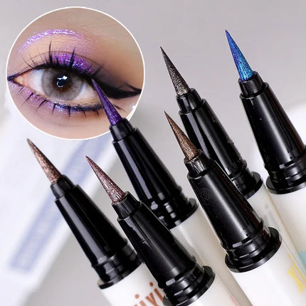 Glitter Eyeliner Pencil Long Lasting Waterproof Women by zapcart
