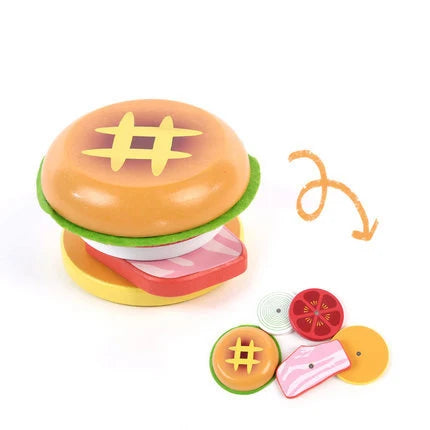 Wooden Breakfast Toys For Kids Safe Pretend Play Fun by zapcart