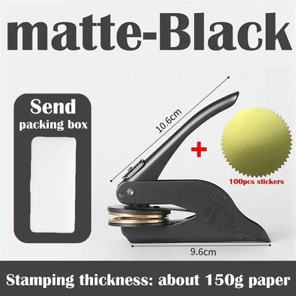 Personalized Embosser Stamp Customized DIY Wedding Envelope Party Invitation Card Private Logo Embossing Seal Customization by zapcart